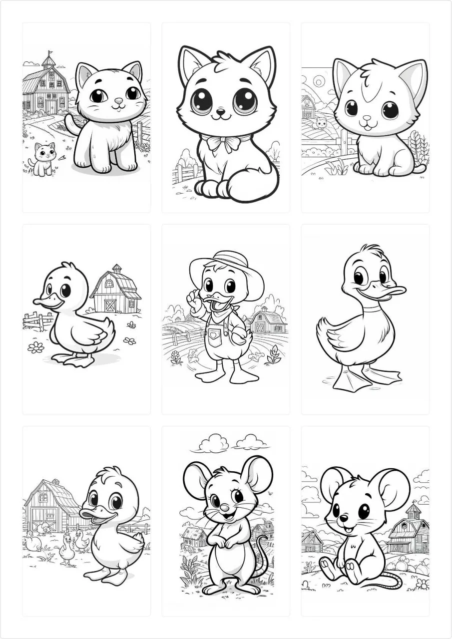 Por que Livro Colorir 50 Desenhos Animais Fazenda Infantil Criança Atividade é a Atividade Antiestresse Ideal para Adultos