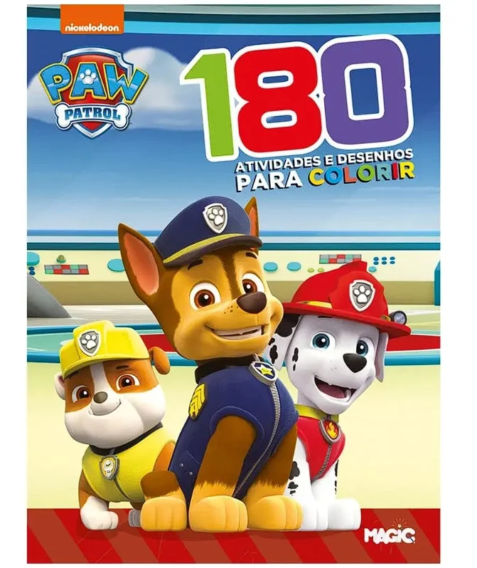 Por que Livro de Atividades Patrulha Canina com 180 Desenhos para Colorir é a Atividade Antiestresse Ideal para Adultos