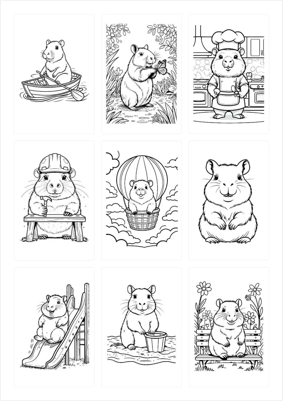 Por que Livro de Colorir Adulto Antiestresse Capivara | 50 Desenhos Relaxantes | é a Atividade Antiestresse Ideal para Adultos